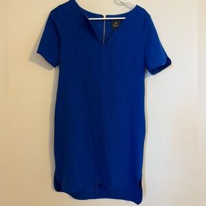 Adrianna Pappel Blue V Neck Dress Size 6